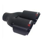 Akrapovic 100 mm. Çiftli Sol Akrapoviç Içi Siyah Egzoz Başlığı Eksoz Kafası Egsoz Çift 100 mm Karbon