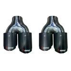 Akrapovic 90 Mm Çiftli Egzoz Ucu Sağ & Sol Takım Sportif & Paslanmaz Çelik