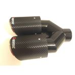 AKRAPOVİÇ EGZOZ UCU ÇİFTLİ 90 MM(1 ADET)SOL TARAF