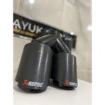 Akrapovic Karbon Egzoz Ucu Çift Çıkışlı 90MM Sağ --Mayukdizayn--