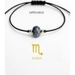 Akrep Burcu Doğal Taş Bileklik Chellomood – Obsidyen, Lapis Lazuli, Akuamarin, Ametist Enerji Kombinasyonu