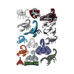 Akrep Sticker Set 15 Parça Telefon, Tablet, Defter, Laptop Sticker