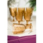 Akrilik Bal 6'lı Kadeh & Su Meşrubat Kahve Yanı Bardağı 450 ml ( Cam Değildir )