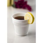 Akrilik Beyaz 6Li Kisa Bardak & Su Mesrubat Kahve Yani Bardagi 300 Ml ( Cam Degildir)