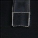 Akrilik Boru Şeffaf Tüp, 2pcs Pmma Transparent Tube for Building Materials Handicrafts(240MMX200X200X4MM)