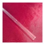 Akrilik Boru Şeffaf Tüp, Length 50CM Transparent Pipe Acrylic Tube, for DIY Projects Garden Supplies(3x1mm)