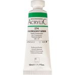 Akrilik Boya Profesyonel Fluorescent Green (574) 50ML Tüp (Seri B)