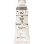 Akrilik Boya Profesyonel Silver (566) 50ML Tüp (Seri A)