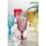 Akrilik Renkli 6'lı Kadeh & Su Meşrubat Kahve Yanı Bardağı 450 ml ( Cam Değildir ) - 10 Adet - 300 ml