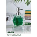 Akrilik Sıvı Sabunluk 210 ml Şeffaf 1996