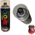Akrilik Sprey Boya Tekoro 400 ml – Metal, Plastik, Ahşap Cam ve Oto Yüzeylere Uygun Renkler - 7021 Siyah Gri
