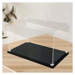 Akrilik Teşhir Kutusu, Akrilik Vitrin 30x30cm - 10cm Yapı Taşları için Yüksek Şeffaf Saklama Kutusu, Çıkarılabilir ve Dayanıklı, Koleksiyon ve Minyatürler için İdeal, Koruyucu Film Dahil