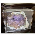 Akrilik Teşhir Kutusu, Anime Heykelleri için Büyük Akrilik Vitrin - 10 mm Kalın Siyah Tabanlı Toz Geçirmez Sert Plastik Kutu - Vitrina Vitrini (50x40x30cm / 20x16x12in)