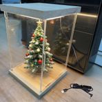 Akrilik Teşhir Kutusu, LED Işıklı Büyük Akrilik Vitrin - Koleksiyon için Şeffaf Toz Kapağı, 60x20x20cm (24x8x8in) - Aksiyon Figürleri, Modeller ve Hatıralar için Mükemmel Gösteri Kutusu