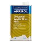 Akripol Unıversal Akrilik Tiner yavaş Fast 1 lt