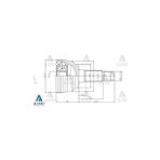 AKS KAFASI DIŞ 323 01-03 MAZDA 3 26X56X29 MAHER-01718