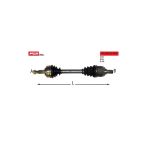 Aks Sol ( Renault : Fluence 1.5Dcı 6 Vıtes 09- Otomatık Şanzıman)-70927 391016076R 8200966862