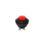 Aksa 07-002/K M25X1 Kırmızı Plastik Buton