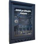 Akşan Akşan Dilek ve Şikayet Kutusu Dikey - Antrasit