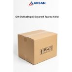 Aksan Ticaret 5 Adet 40X40X30 cm Çift Oluklu Kargo Kolisi – Ağır Yüke Dayanıklı Taşınma Kutusu