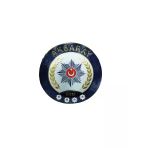 Aksaray Polis Kol Arması 3D Plastik Tpu, Yeni Tip, Cırtlı, Standart Ölçü, 1.Sınıf Kalite