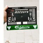 Aksaray Tasarım Atölyesi Carlsberg Lazer Kesim Pleksi Motorsiklet Plakalık