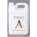 Akscent Ginger Flowers Tüm Koku Makinelerine Uyumlu Koku Makinesi Koku Kartuşu Esansı 5 LT