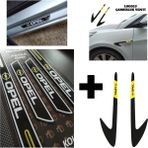 Aksefuar Lazer Opel Movano Kapı Eşiği + Logolu Çamurluk Venti Set