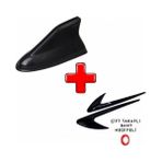Aksefuar Lazer Renault Symbol Eski Elektrikli Shark Anten + Çamurluk Vent