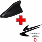 Aksefuar Lazer Renault Symbol Yeni Kasa Shark Balığı Anten + Çamurluk Vent