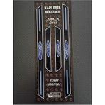 Aksefuar Lazer Sandero Piano Black Kapı Eşiği 4'lü Set
