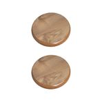 aksenbirstore Ahşap Tekerlekli Saksı Damacana Tüp Altlığı 30 Cm-2 Adet
