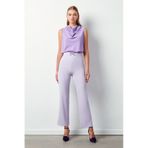 Aksesuar Detaylı Pantolon - Lila