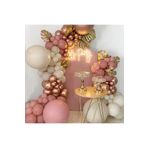 Aksesuar Rose Gold Krom Deniz Kumu Rosewood Balon Seti