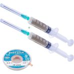 Aksesuar33 Krem Flux,anakart Enteğre Lehim Toplama ve Yüzey Temizleme Seti 2,5mm