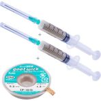 Aksesuar33 Krem Flux,anakart Enteğre Lehim Toplama ve Yüzey Temizleme Seti