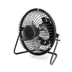 Aksesuarcı Mini Usb Masaüstü Metal Taşınabilir Soğutucu Fan, 4 Inç Metal Usb Mini Vantilatör Ultra Sessiz