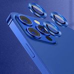 Aksesuarcim Apple iPhone 12 Pro ile Uyumlu Kamera Lens Koruyucu Cam Mavi