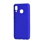 Aksesuarcim Huawei Honor 8C ile Uyumlu Kılıfı Silikon Pastel Renkli Mat Esnek İnce Kapak Prem Saks Mavi