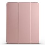 Aksesuarcim iPad Air 10.9 2022 (5.Nesil) Kılıf Kalem Bölmeli Smart Cover Standlı Tablet Kılıf Rose Gold