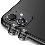 Aksesuarcim iPhone 12 Kamera Lens Koruyucu Mat Parmak İzi Bırakmayan Safir Siyah