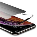 Aksesuarcim iPhone 12 Pro Max Hayalet Ekran Koruyucu Cam Tam Kaplayan KorPri Siyah