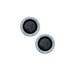 Aksesuarcim iPhone 14 Plus Kamera Lensi Koruyucu Cam Taşlı Mavi