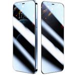 Aksesuarcim iPhone 14 Plus Mat Hayalet Ekran Koruyucu Cam Tam Kaplayan FitHardMatPri Siyah