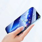 Aksesuarcim iPhone 14 Pro Ekran Koruyucu Cam Tam Kaplayan Temperli Etnaa Siyah