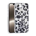 Aksesuarcim iPhone 16E Kılıf Silikon Esnek Desenli Kapak Mep Gri Leopar