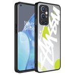 Aksesuarcim One Plus 9 Pro için Kılıf Aynalı Parlak Desenli Kamera Korumalı Kap Yazı