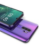 Aksesuarcim Oppo A5 2020 ile Uyumlu Silikon Şeffaf Koruma Kılıf, Süper Renksiz