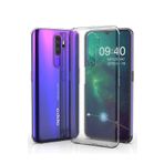 Aksesuarcim Oppo A9 2020 ile Uyumlu Silikon Şeffaf Koruma Kılıf, Süper Renksiz