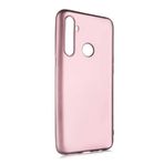 Aksesuarcim Realme 5İ ile Uyumlu Silikon Pastel Renkli Yumuşak Kılıf, Prem Rose Gold